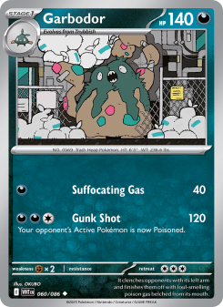Garbodor - pokemon TCG Card