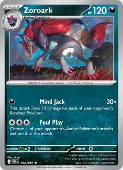Zoroark - pokemon TCG Card