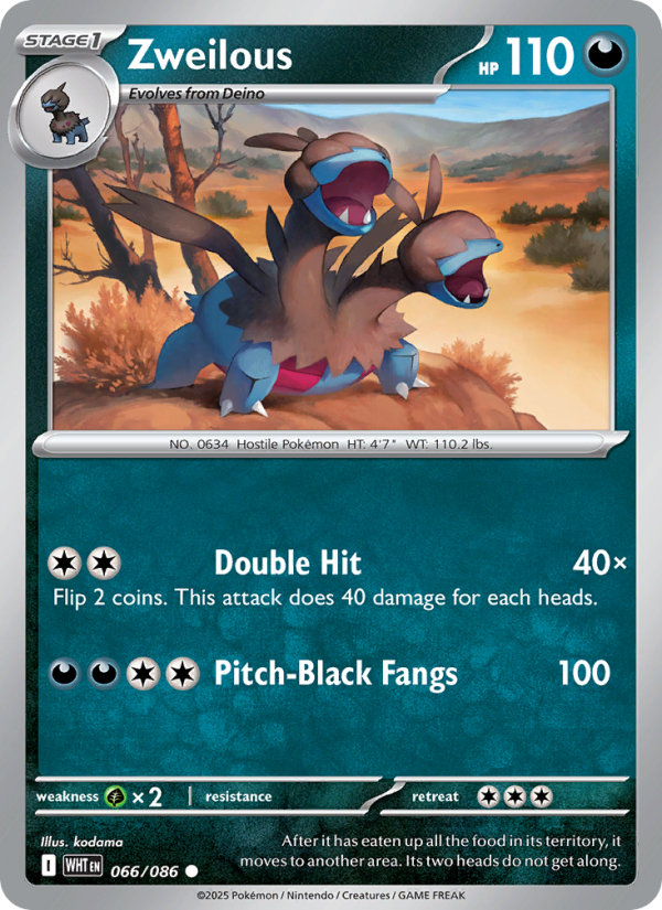 Zweilous - Pokémon TCG Card