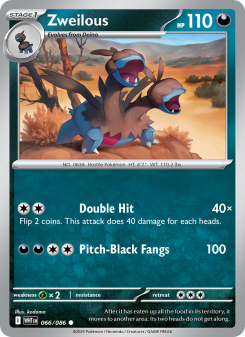Zweilous - pokemon TCG Card