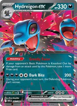 Hydreigon ex - pokemon TCG Card