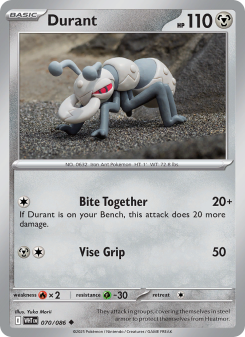 Durant - pokemon TCG Card