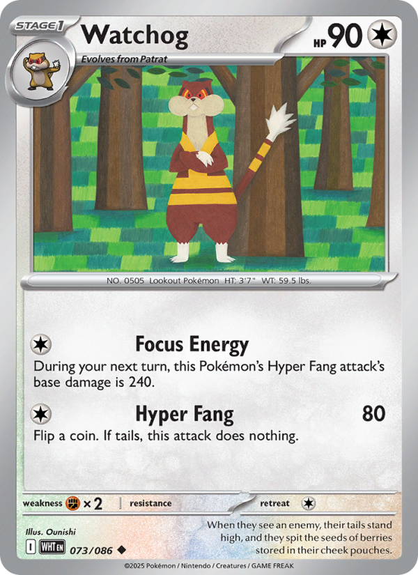 Watchog - Pokémon TCG Card