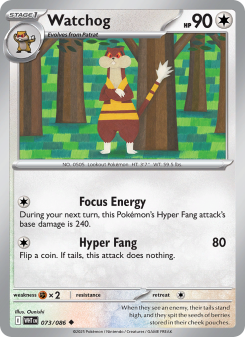 Watchog - pokemon TCG Card