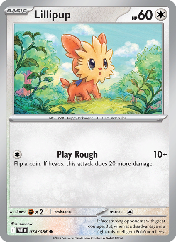 Lillipup - Pokémon TCG Card