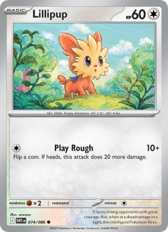 Lillipup - pokemon TCG Card