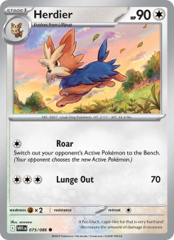 Herdier - pokemon TCG Card