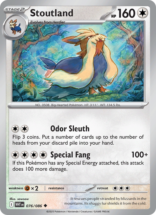 Stoutland - Pokémon TCG Card