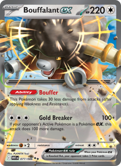 Bouffalant ex - pokemon TCG Card