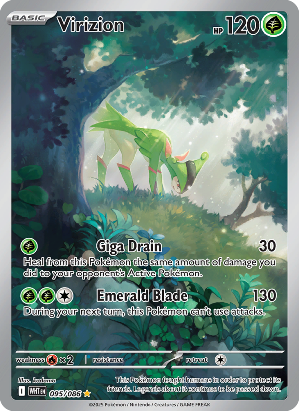 Virizion - Pokémon TCG Card