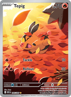 Tepig - pokemon TCG Card