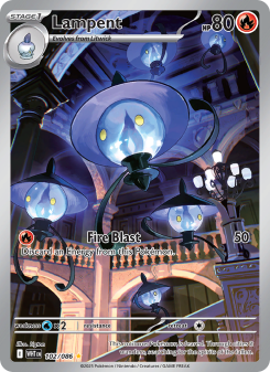 Lampent - pokemon TCG Card