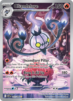 Chandelure - pokemon TCG Card