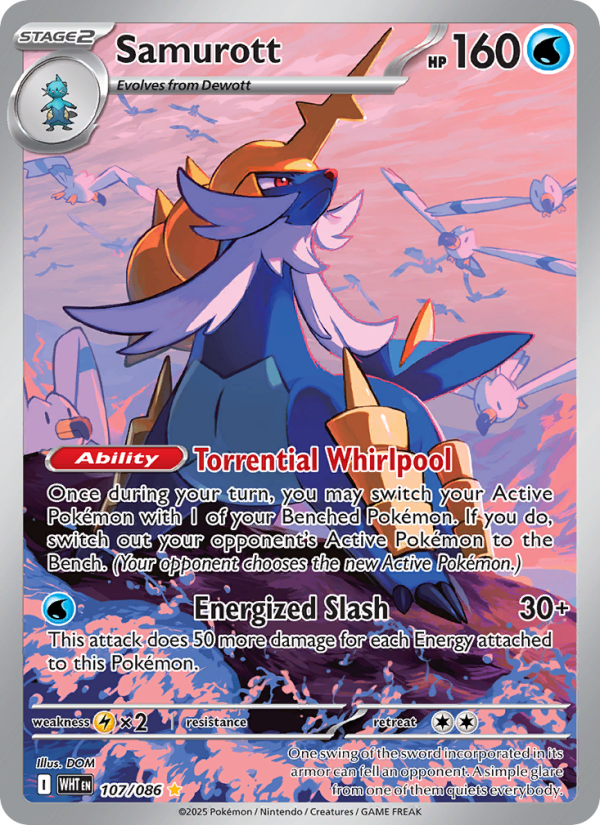 Samurott - Pokémon TCG Card