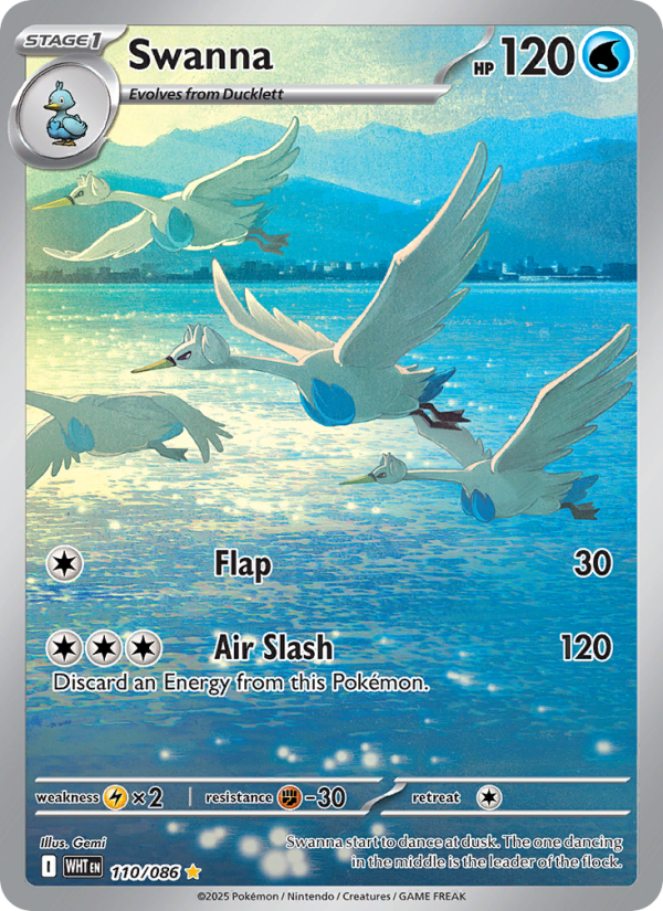 Swanna - Pokémon TCG Card