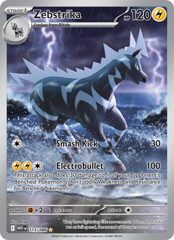 Zebstrika - Pokémon TCG Card