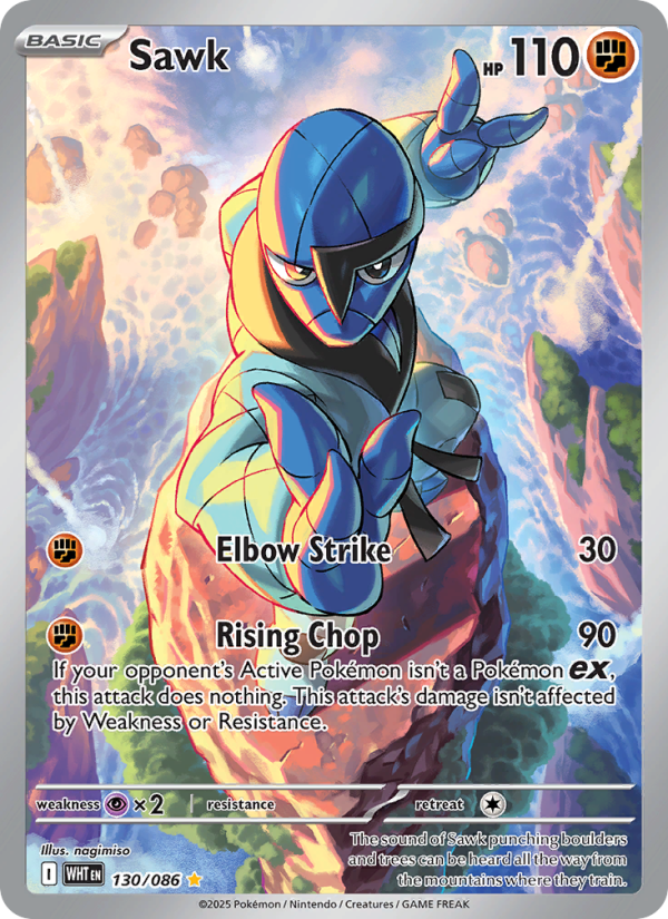 Sawk - Pokémon TCG Card
