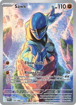 Sawk - pokemon TCG Card