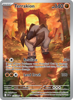 Terrakion - pokemon TCG Card