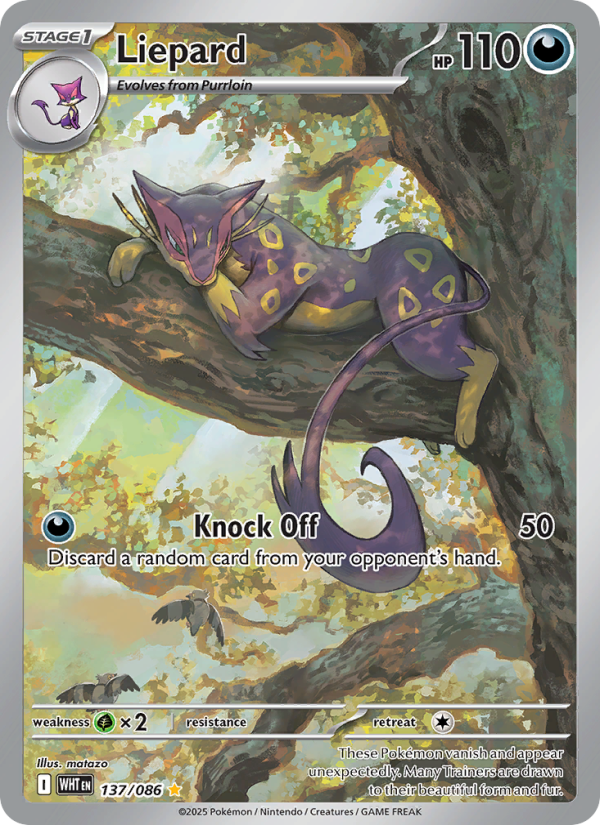 Liepard - Pokémon TCG Card