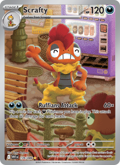 Scrafty - pokemon TCG Card