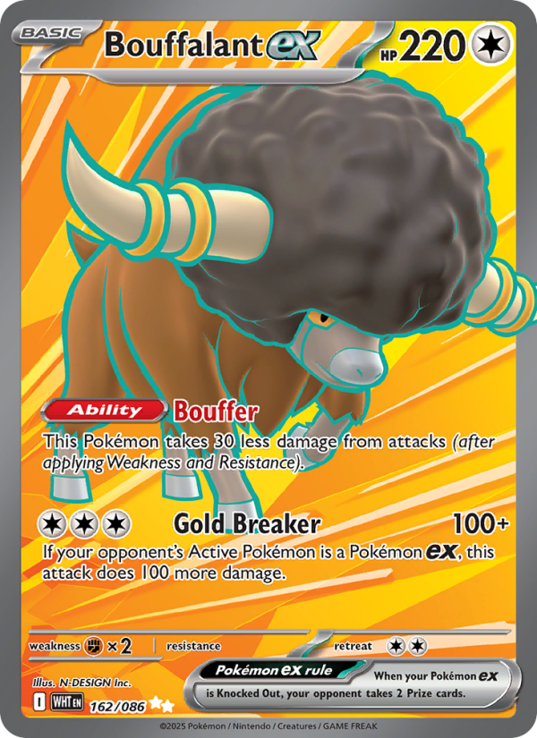 Bouffalant ex - Pokémon TCG Card