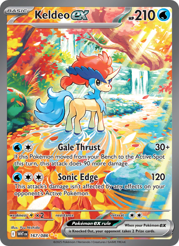 Keldeo ex - Pokémon TCG Card