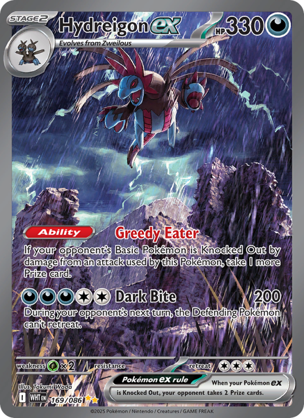 Hydreigon ex - Pokémon TCG Card