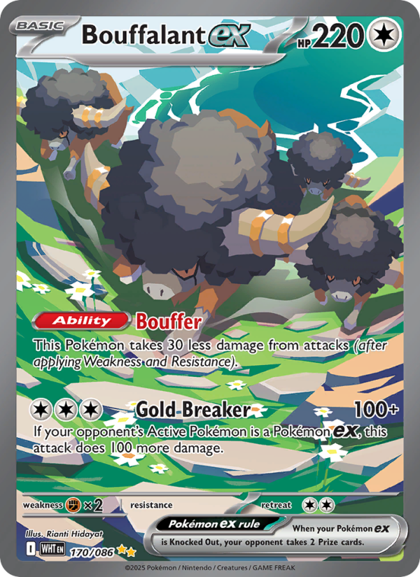 Bouffalant ex - Pokémon TCG Card