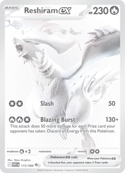Reshiram ex - pokemon TCG Card