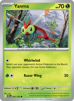 Yanma - pokemon TCG Card