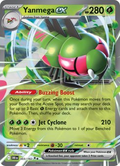 Yanmega ex - pokemon TCG Card