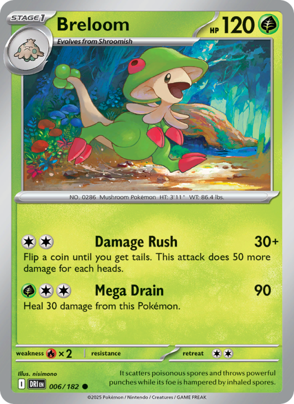 Breloom - Pokémon TCG Card