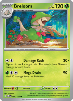 Breloom - pokemon TCG Card