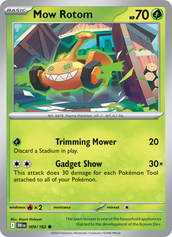 Mow Rotom - Pokémon TCG Card