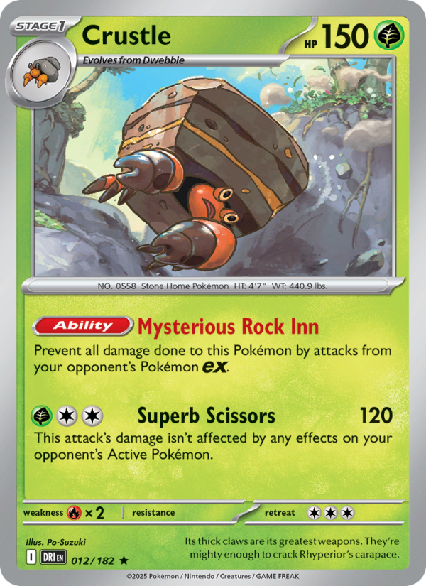 Crustle - Pokémon TCG Card