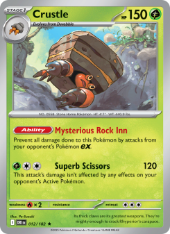 Crustle - pokemon TCG Card