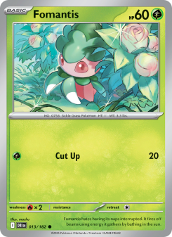 Fomantis - pokemon TCG Card