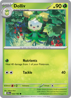 Dolliv - pokemon TCG Card