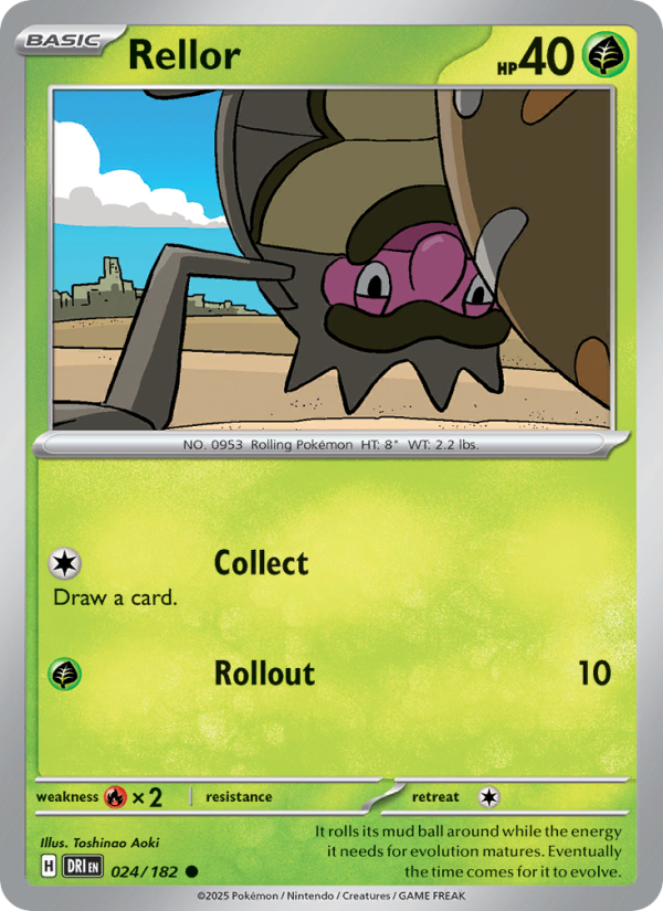Rellor - Pokémon TCG Card