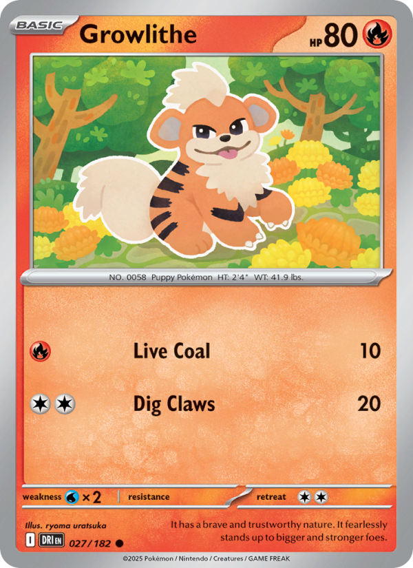 Growlithe - Pokémon TCG Card