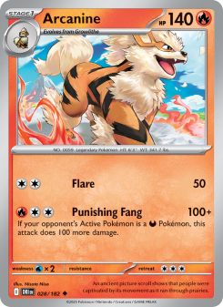 Arcanine - pokemon TCG Card