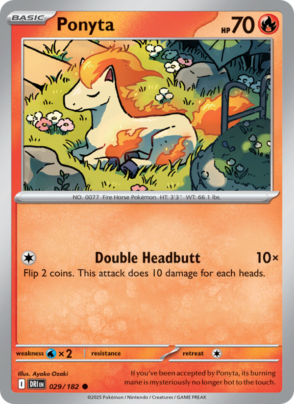 Ponyta - Pokémon TCG Card