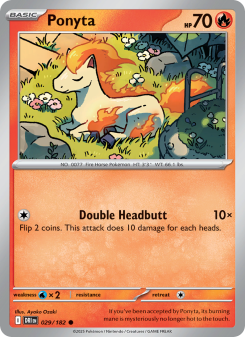 Ponyta - pokemon TCG Card