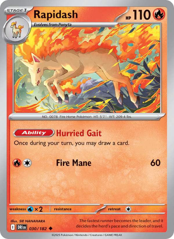Rapidash - Pokémon TCG Card