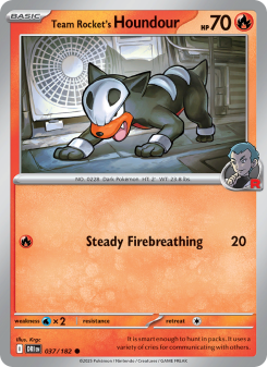 Team Rocket's Houndour - pokemon TCG Card