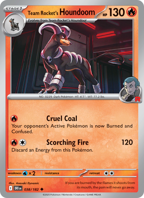 Team Rocket's Houndoom - Pokémon TCG Card
