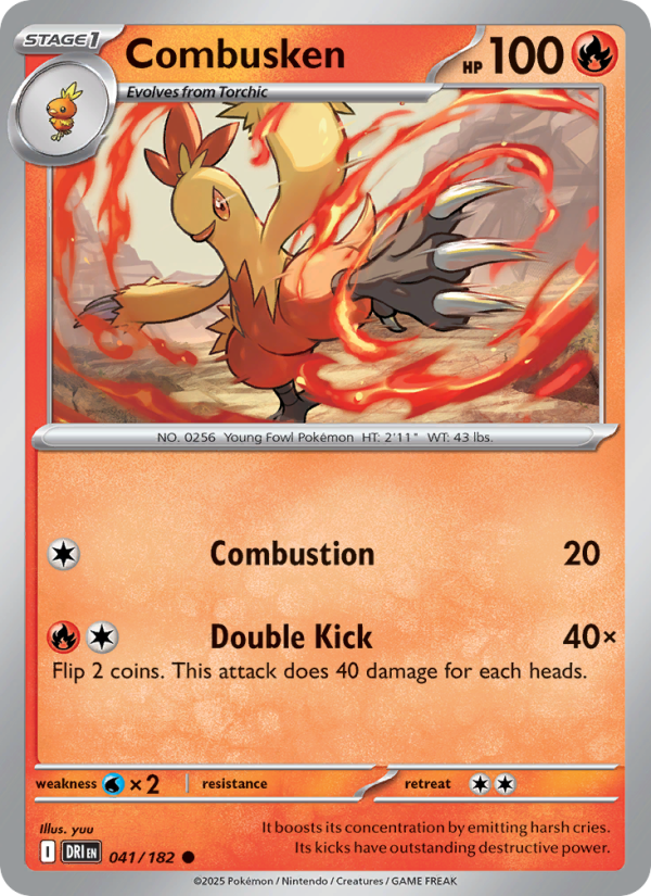 Combusken - Pokémon TCG Card