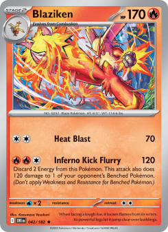 Blaziken - pokemon TCG Card