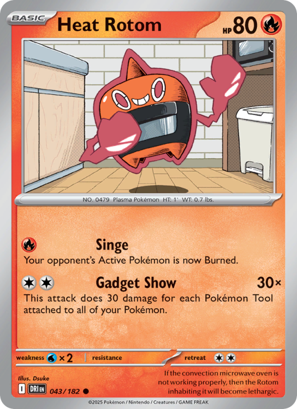 Heat Rotom - Pokémon TCG Card